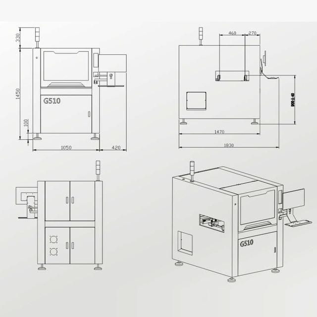 High Performance PCB Laser Machine Automatic PCB Laser Marking Machine CO₂ UV Green Laser PCB Laser Marking Machine