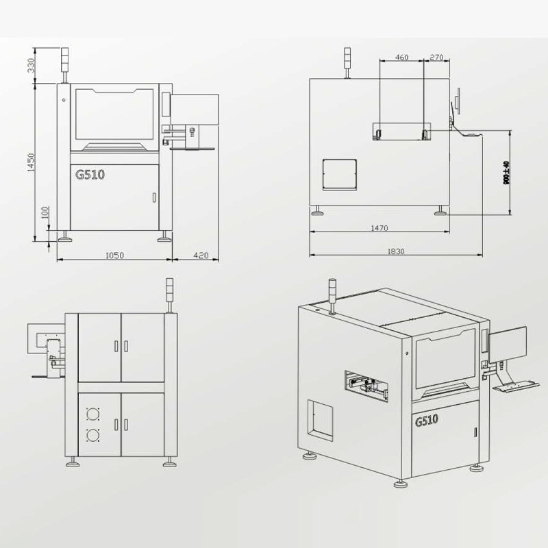 High Performance PCB Laser Machine Automatic PCB Laser Marking Machine CO₂ UV Green Laser PCB Laser Marking Machine