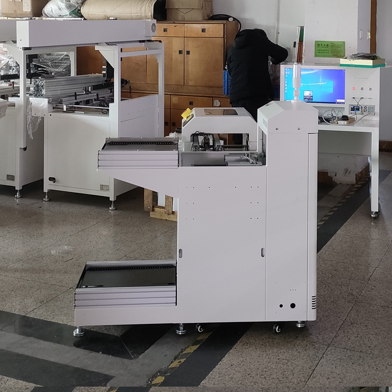 L-Shaped Automatic Unloader Machine with Magazine