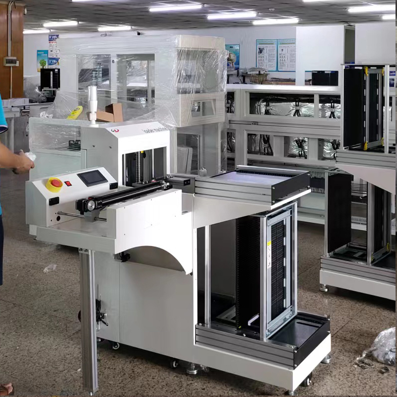 L-Shaped Automatic Loader Machine with Magazine