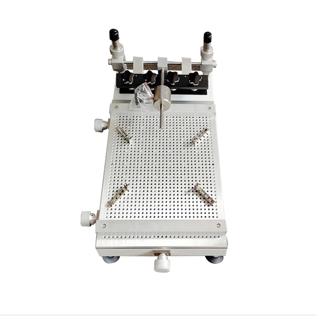 Easy Operartion SMT Manual Solder Paste Printing Table for SMT Production Line