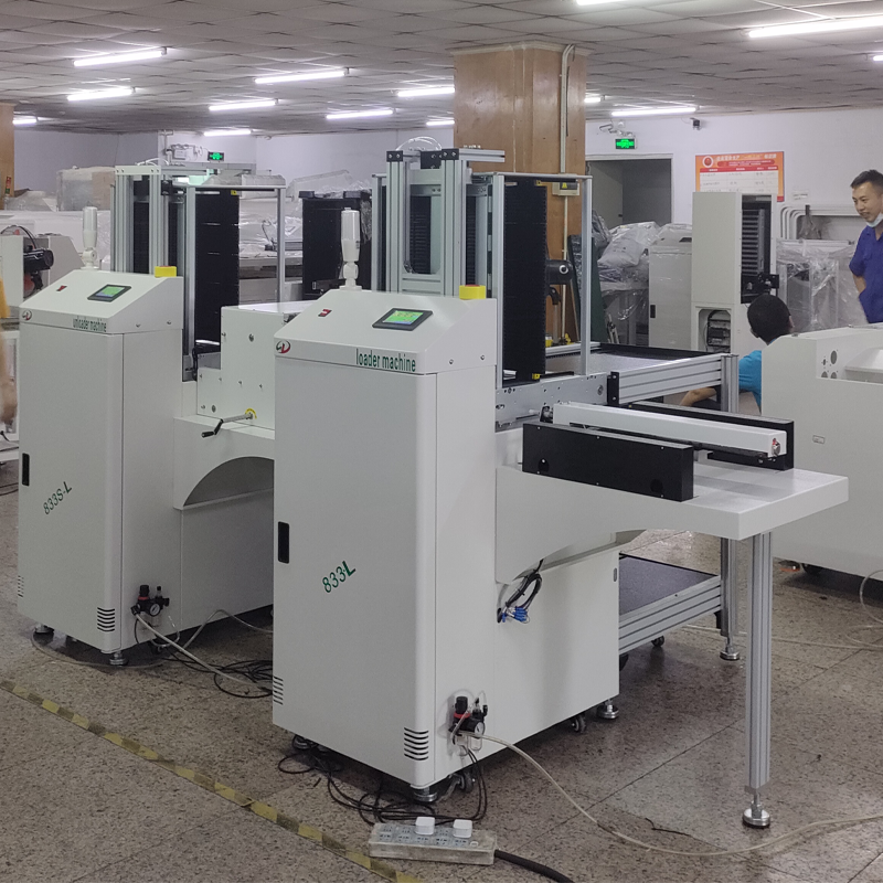 L-Shaped Automatic Loader Machine with Magazine
