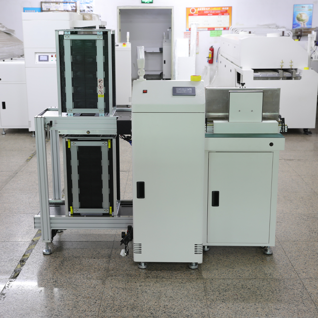 Destacker and Loading Machine with Magazine