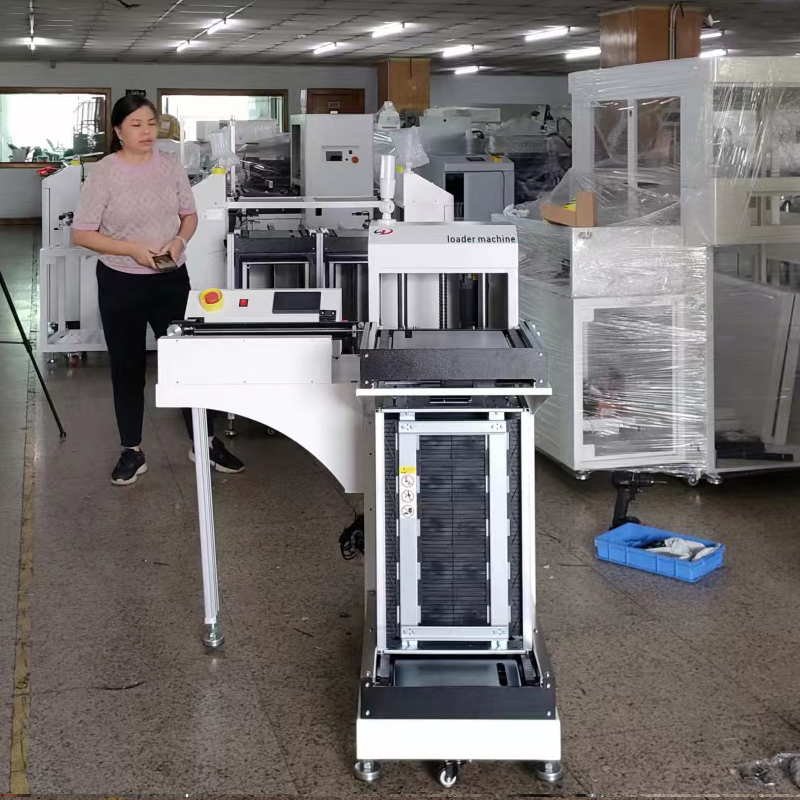 L-Shaped Automatic Loader Machine with Magazine