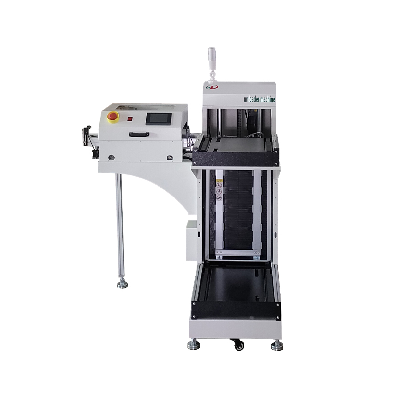 L-Shaped Automatic Unloader Machine with Magazine
