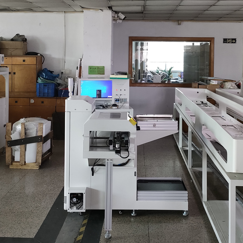 L-Shaped Automatic Unloader Machine with Magazine