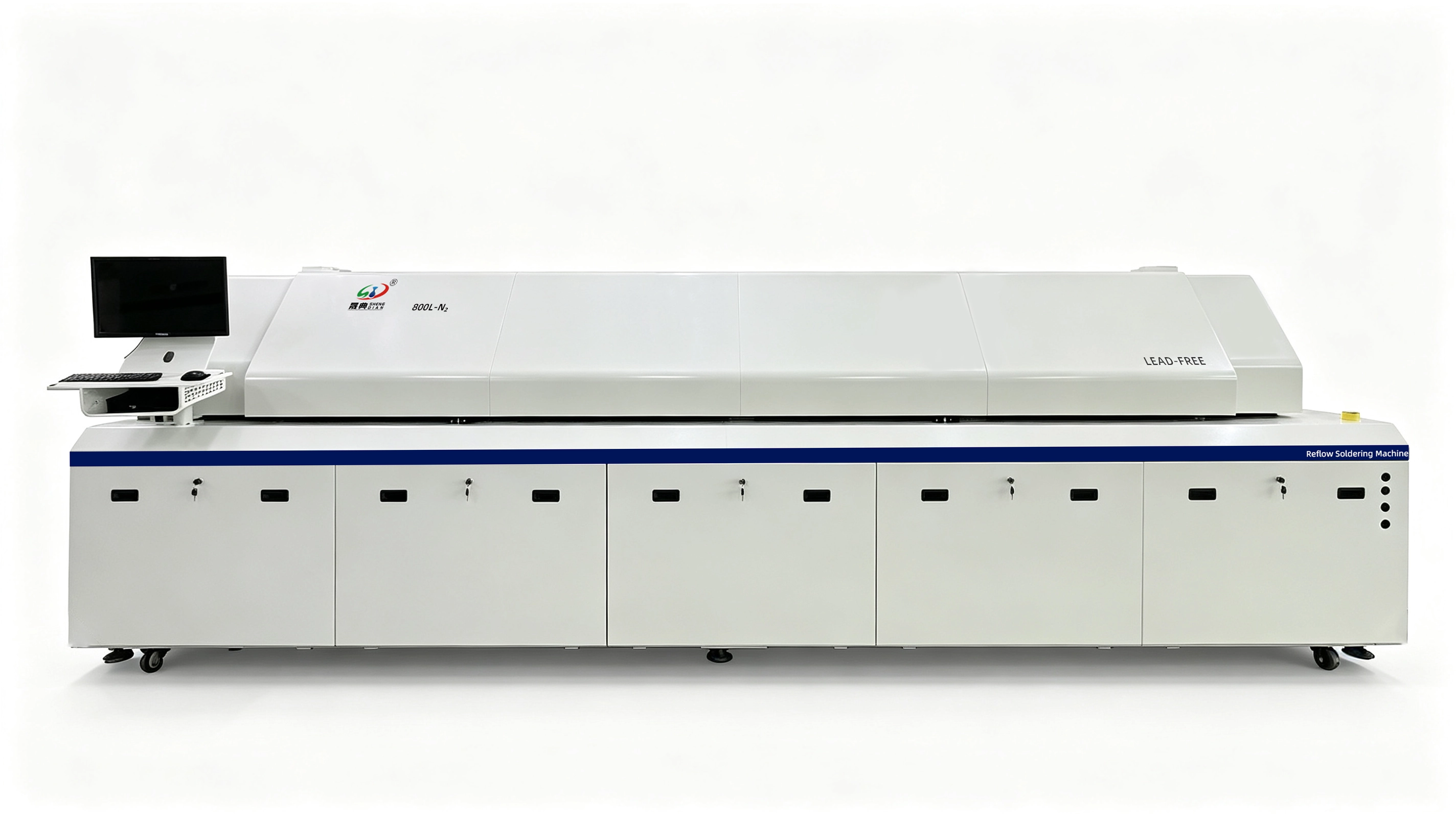 Manufacture SHENGDIAN Vacuum Reflow Soldering Machine High Efficiency for SMT Line Void Reduction PCBA Welding