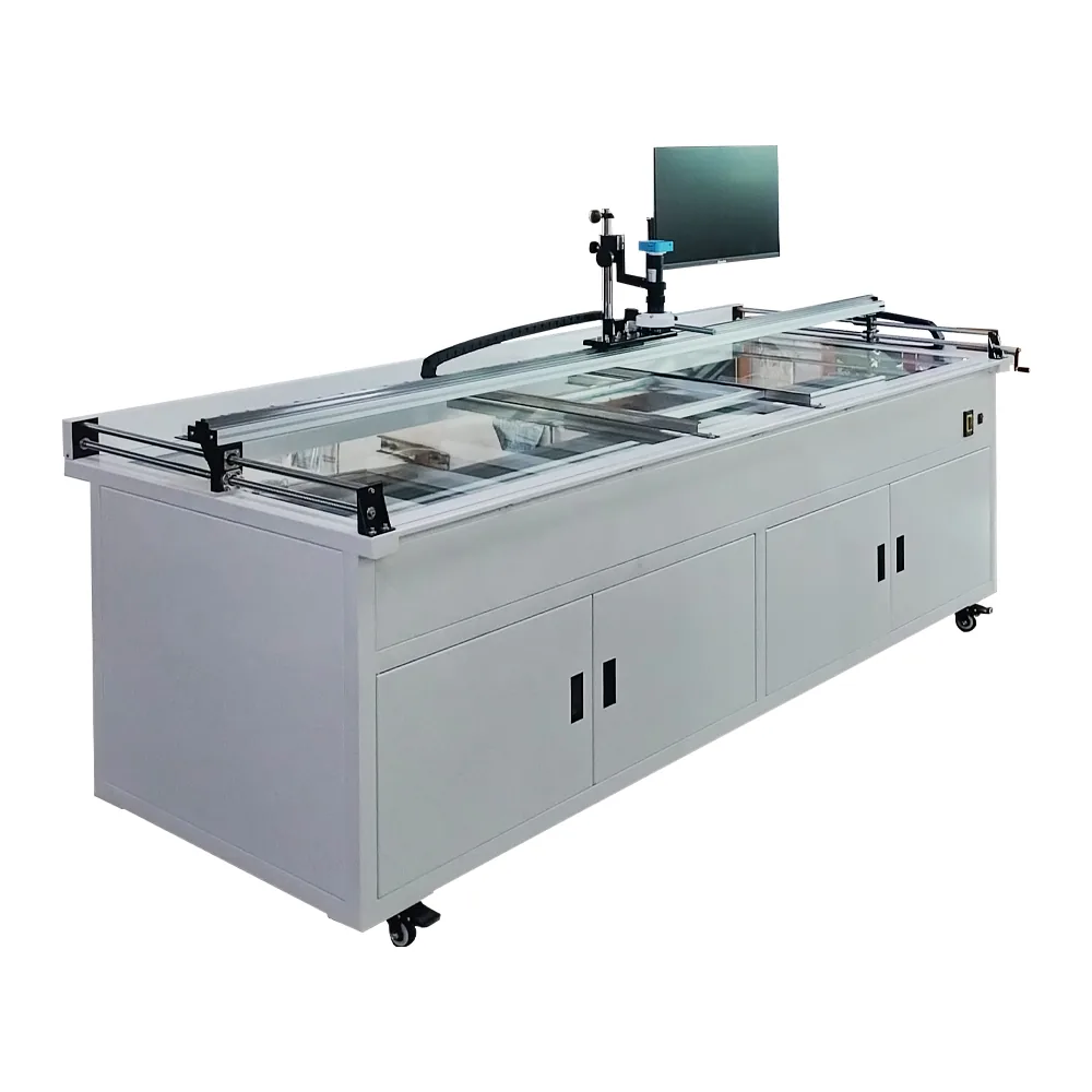Semi-Automatic SMT Stencil Inspection Station with CCD Magnifier